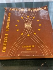 Amtliches Kursbuch Deutsche Bundesbahn Sommer 1966 + Übersichtskarte