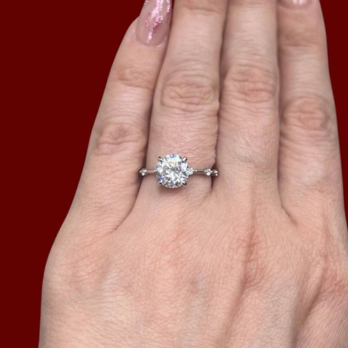 Funkelnder diamantring kt - diamantring, 1,10