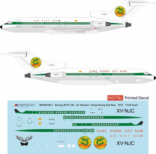 Boeing b727 100 - boeing, vietnam
