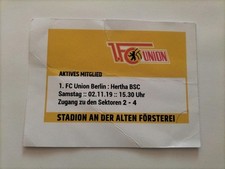 Sammler Ticket 19/20 1.FC