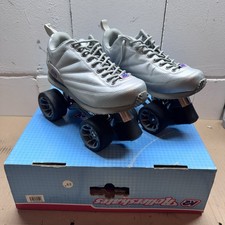 K2 Rollschuhe DISCO Silber Größe 39 Rollen 70x35/78A/SHR Speed Chassis NEU OVP