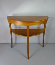 Mid Century Teak Demi Lune mit Unterboden von Legate Furniture TOP