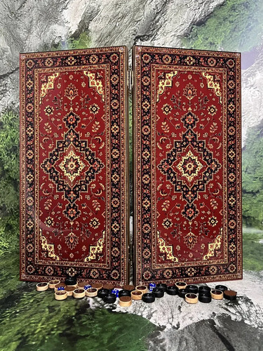 Backgammon teppich luxus - teppich,