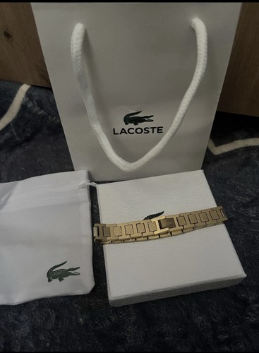 Lacoste armband gold edelstahl - lacoste,