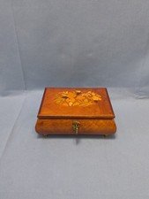 Vintage Sorrento Intarsien Spieluhr Schmuckkästchen | Sankyo | Anniversary Waltz