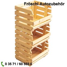 3 Kisten aus Holz Stiege Box f