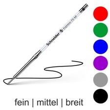 SCHNEIDER Kugelschreibermine 75 fein mittel rot grün blau schwarz silber violett