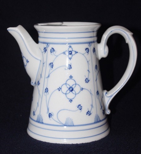Kaffeekanne groß indisch blau
