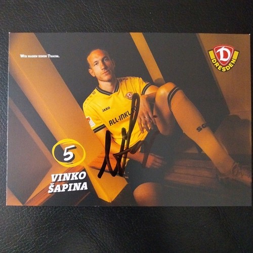 Autogrammkarte vinko sapina - autogrammkarte,
