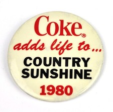 Coca Cola Coke Pin Button