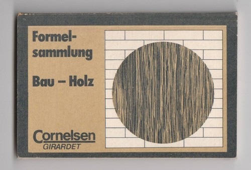 Formelsammlung bau holz von - formelsammlung, -holz