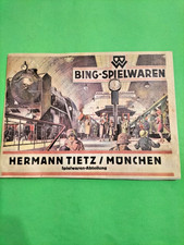 BING Katalog 30er Jahre Blech Fahrzeuge Eisenbahn usw. -TIPP.CO Lineol Elastolin