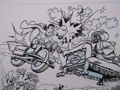 Comic original titelbild wastl - comic,