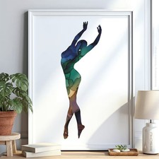 Frau Silhouette v25 Schablone