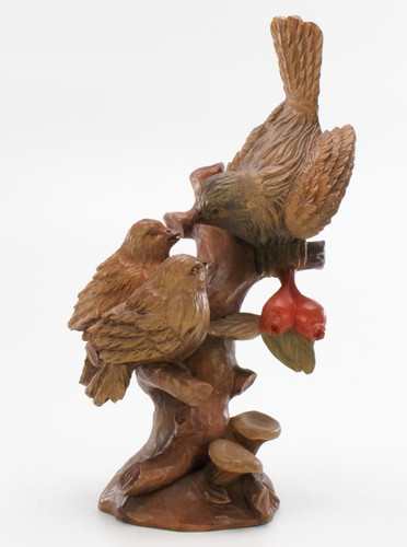 Handgeschnitzte holz figur - handgeschnitzte, holz-figur