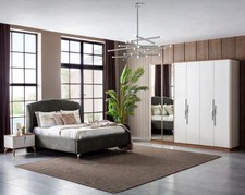 Bett grau doppelbetten - grau,
