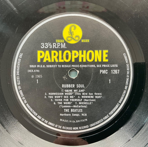The beatles rubber soul mono - rubber,
