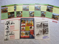 8 Prospekte Sambron 1985/86 Gyrodump Dumper Hydroskip
