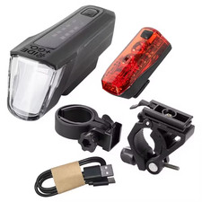 RIDE+GO Akku Fahrradlicht Set