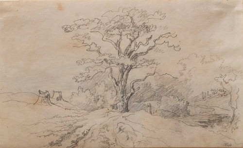 Romantik zeichnung 1824 - romantik,