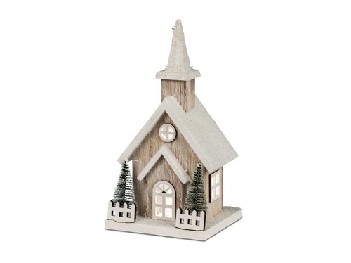 Led deko haus - led, heim,holz