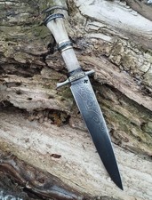 Bowie Knife Engraved Blade