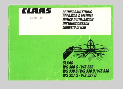 Claas 327 330 s 380 - ,