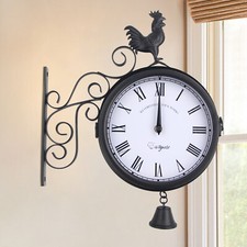 Garten Wanduhr Doppelseitige