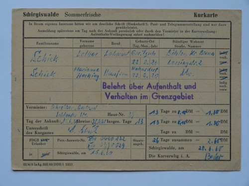 Schirgiswalde ddr kurkarte - schirgiswalde:,