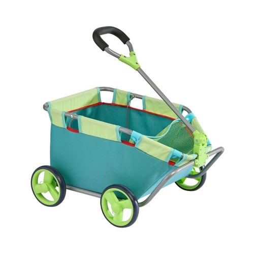 Puppen bollerwagen türkis - puppen-bollerwagen,