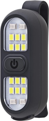 Clip flashlight running - on,