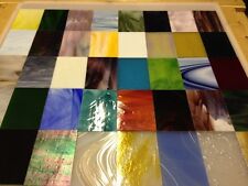 Tiffanyglas, 40 Scheiben à 7 x 10 cm