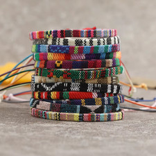 12er Set Boho Ethno Armband