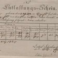 Entlaßschein Abschluss