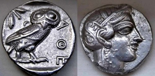 Attika athen tetradrachme - attika,