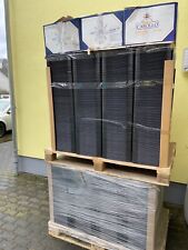 10 x Trolley Tabletts Plastik, Schwarz, Black, gebraucht, ATLAS