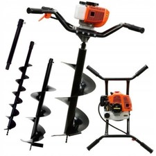 Benzin Erdlochbohrer Erdbohrer Pfahlbohrer Brunnenbohrer  - Ø100, Ø200, Ø300