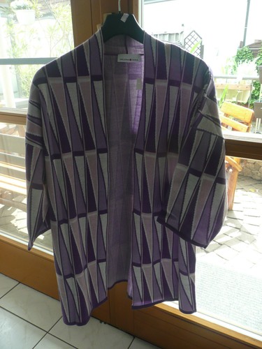 Strickcardigan lang mit