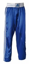 Adidas kickbox hose blau - kickbox-hose, blau/weiß