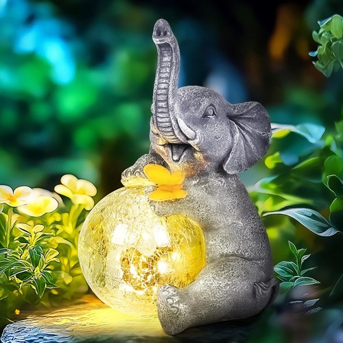 Elefant statue solarlicht - elefant,