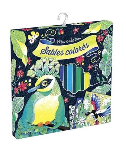 Sables colorés oiseaux de - oiseaux,