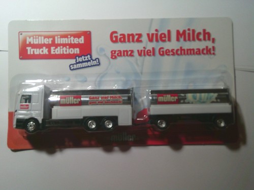 Müller milch tank tanker - müller,