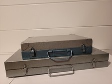 2 Diakoffer Diakasten Diamagazin Dia Aufbewahrung Metall 126 + 150 Dias Dunco