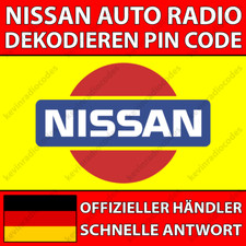 ✅NISSAN RADIO DEKODIEREN PIN