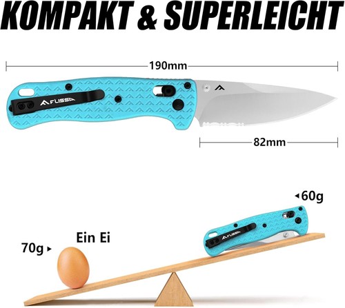 Flissa blau taschenmesser - blau,