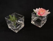 Vasen 2 Stück Blumen Glas 8