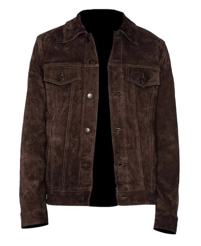 Herren braun racer lederjacke - herren,