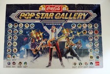 Pop Star Gallery Poster mit allen 40 Knibbelbilder -Coca Cola 1983 Dachbodenfund