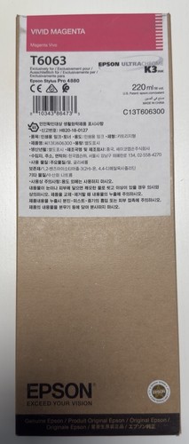 Original epson t6063 vivid - t6063,