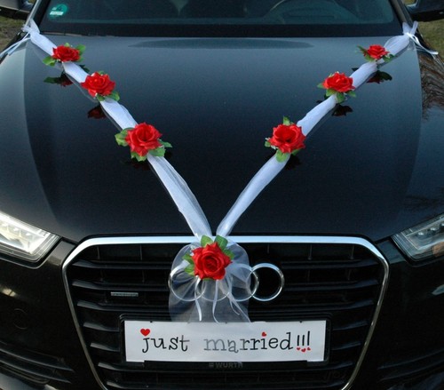 Organza auto schmuck - auto-schmuck, braut